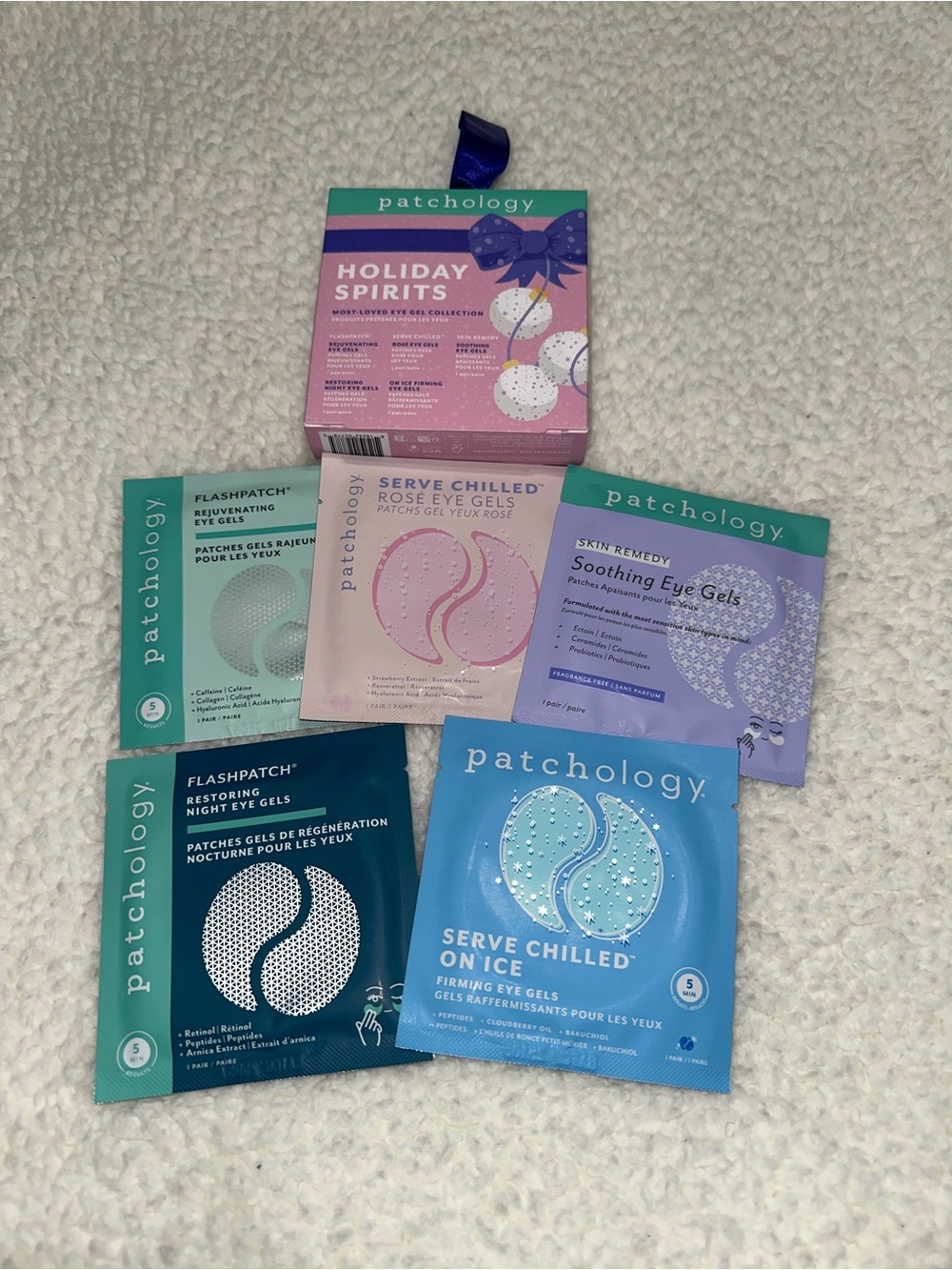 NEW Patchology Holiday Spirits Eye Gel Collection